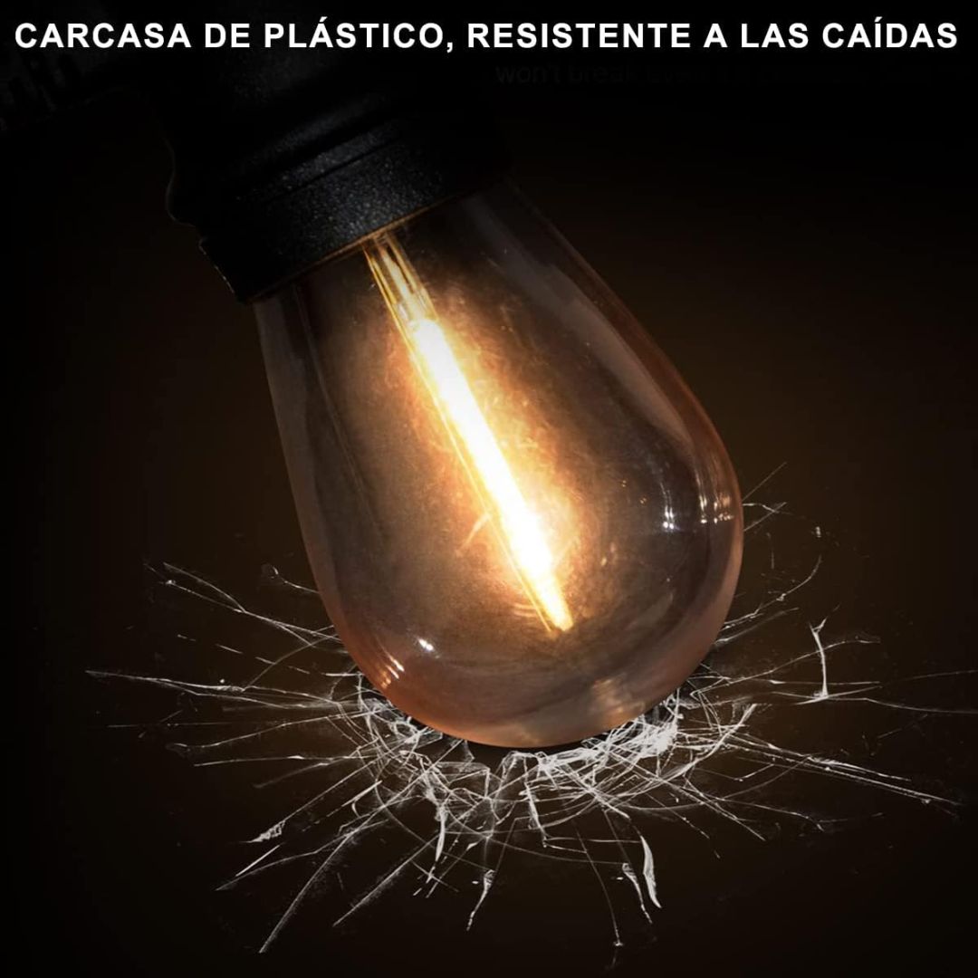 Guirnalda 5 Metros 10 Luces Impermeables