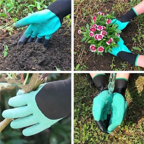 GUANTES DE JARDIN CON GARRAS