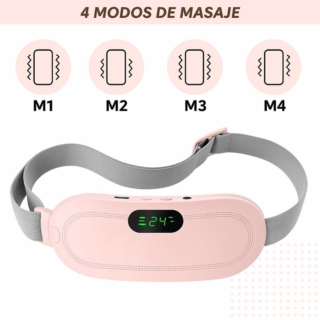 Cinturón Dolor Menstrual Termico Masajes